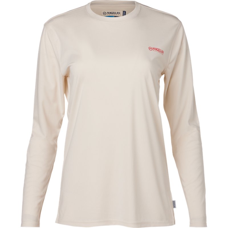 Magellan Outdoors Women's Holiday Gingerbread Long Sleeve Graphic T-Shirt Whitecap Grey, X-Small - Women's Fishing Tops at Academy Sports