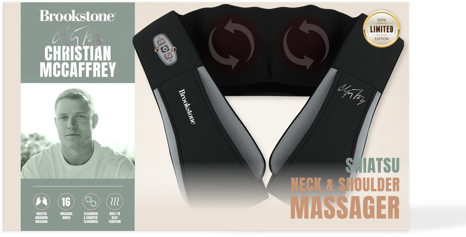 Brookstone Shiatsu Neck & Shoulder Massager                                                                                      - view number 2