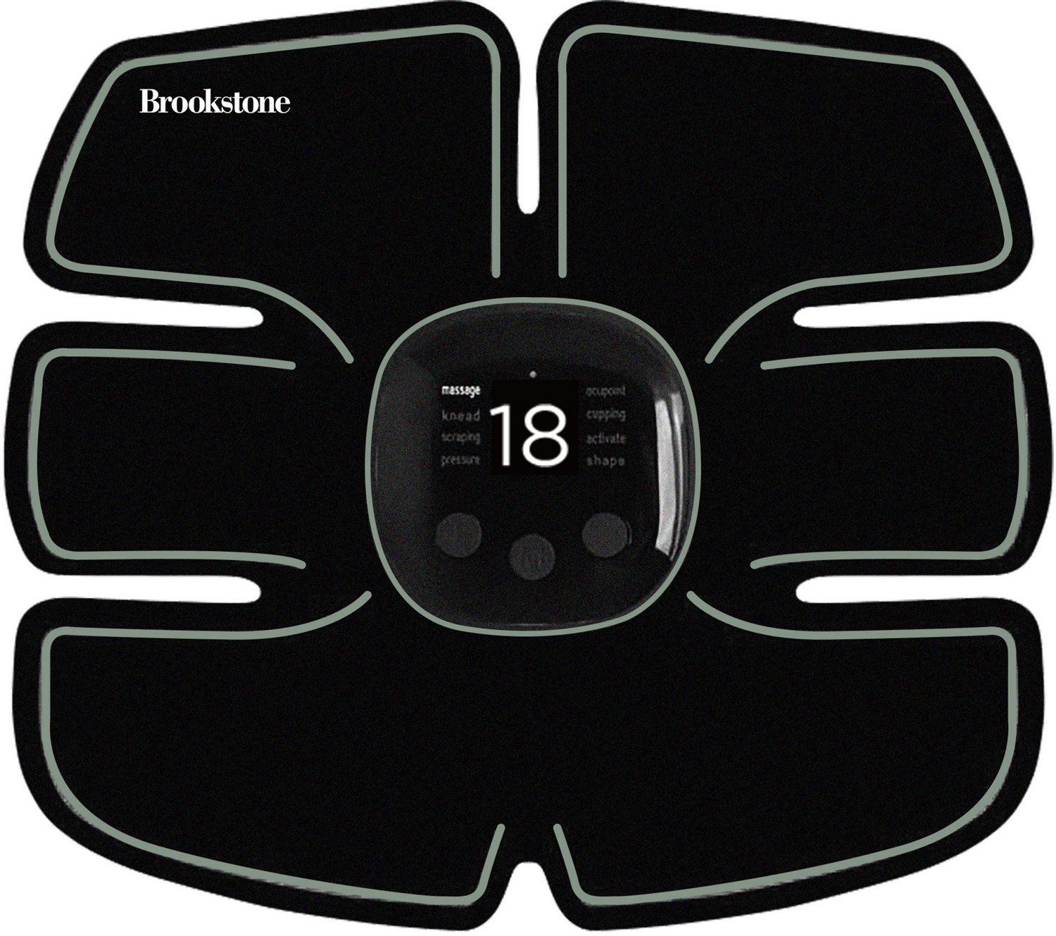 Brookstone 3-in-1 Full Body EMS Muscle Toning & Stimulator Kit