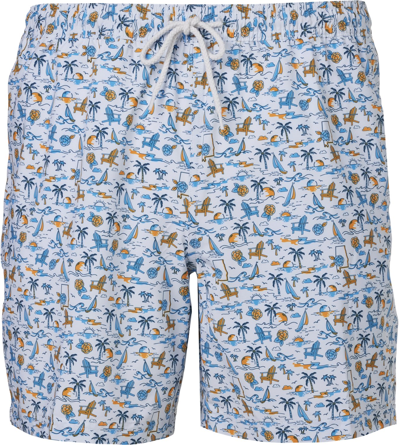 Magellan Outdoors Men's Local State Alabama Boat Fishing Shorts 7 in