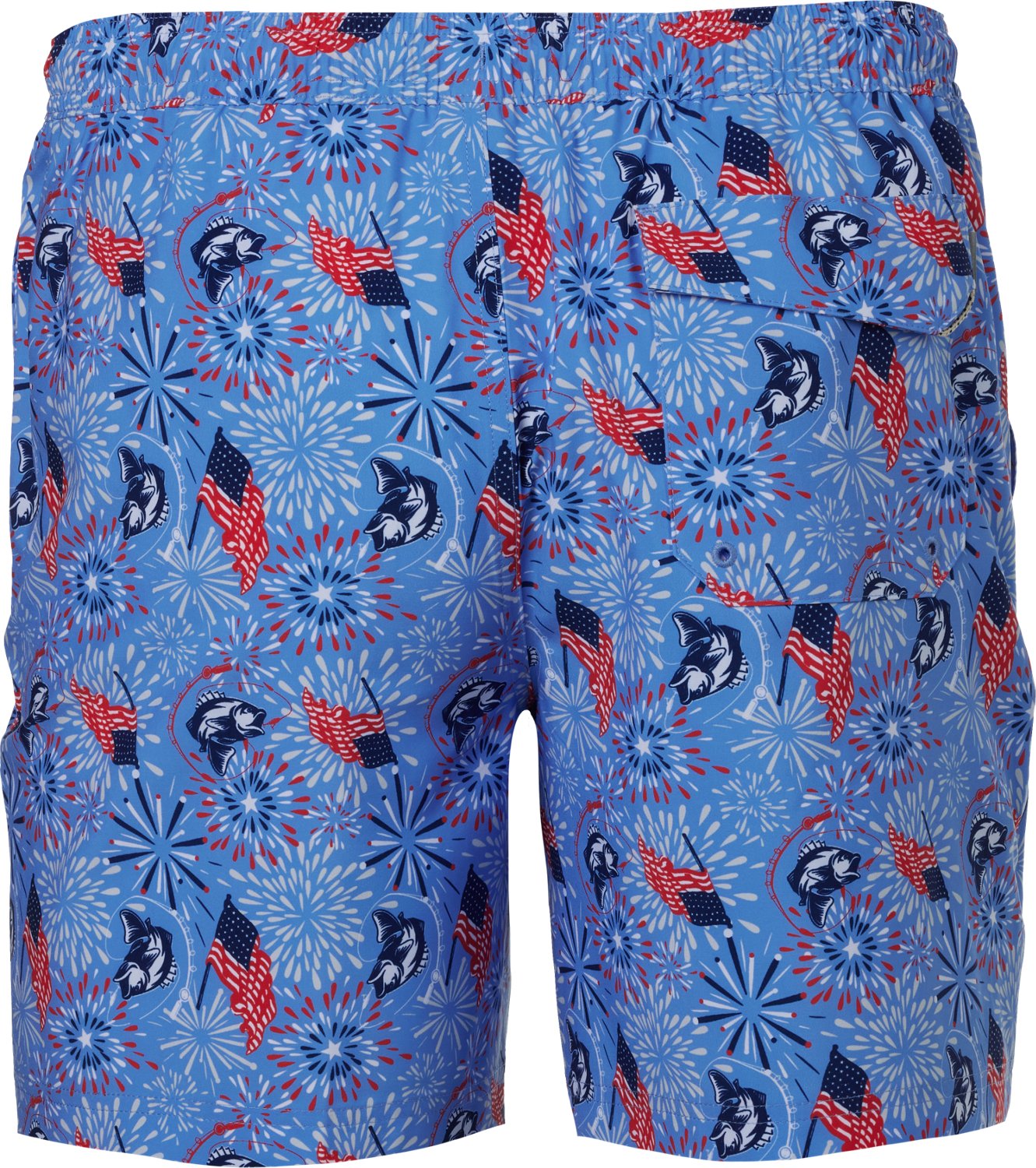 Magellan Outdoors Men's Caddo Lake Americana Printed Shorts 7 in - view number 4