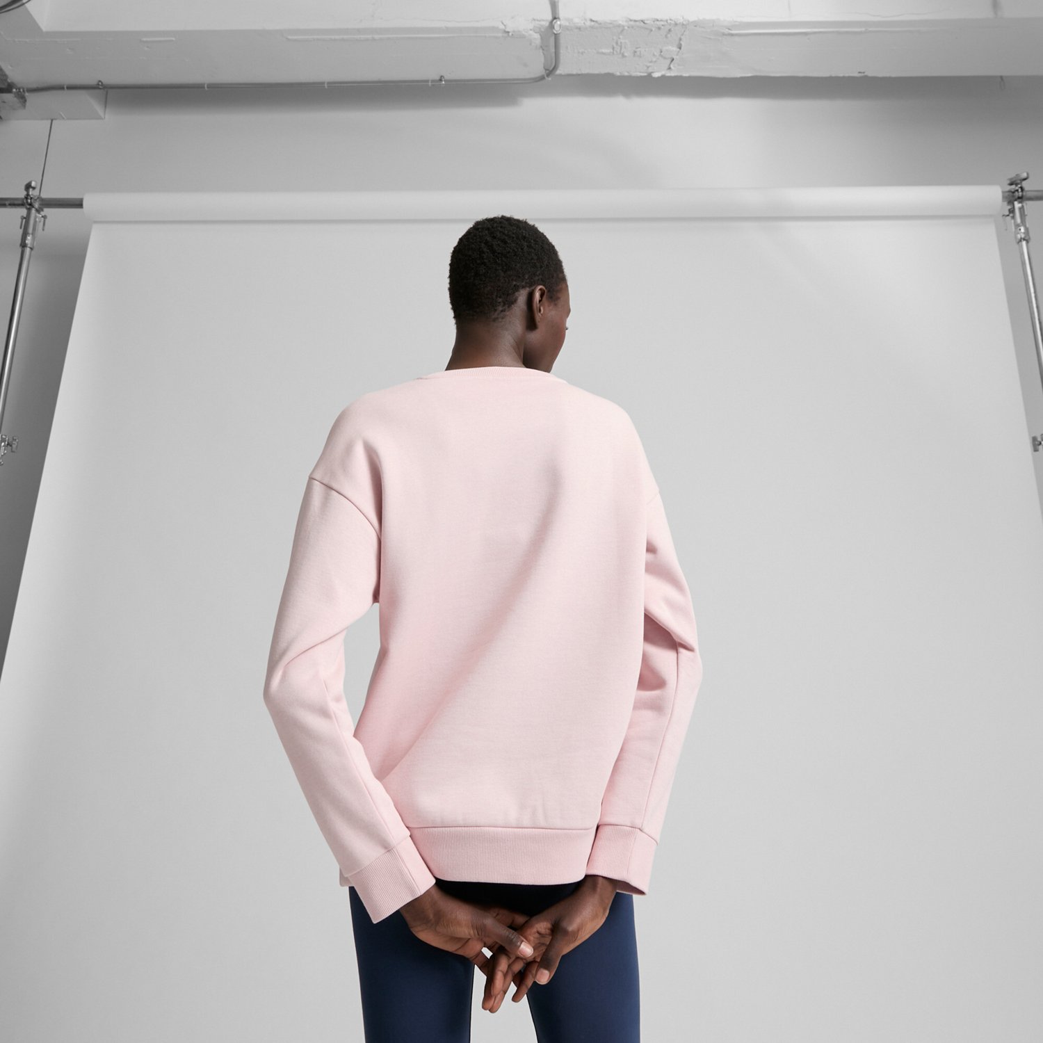 Puma Women's Essentials Relaxed Small Logo Crew Sweatshirt - view number 3