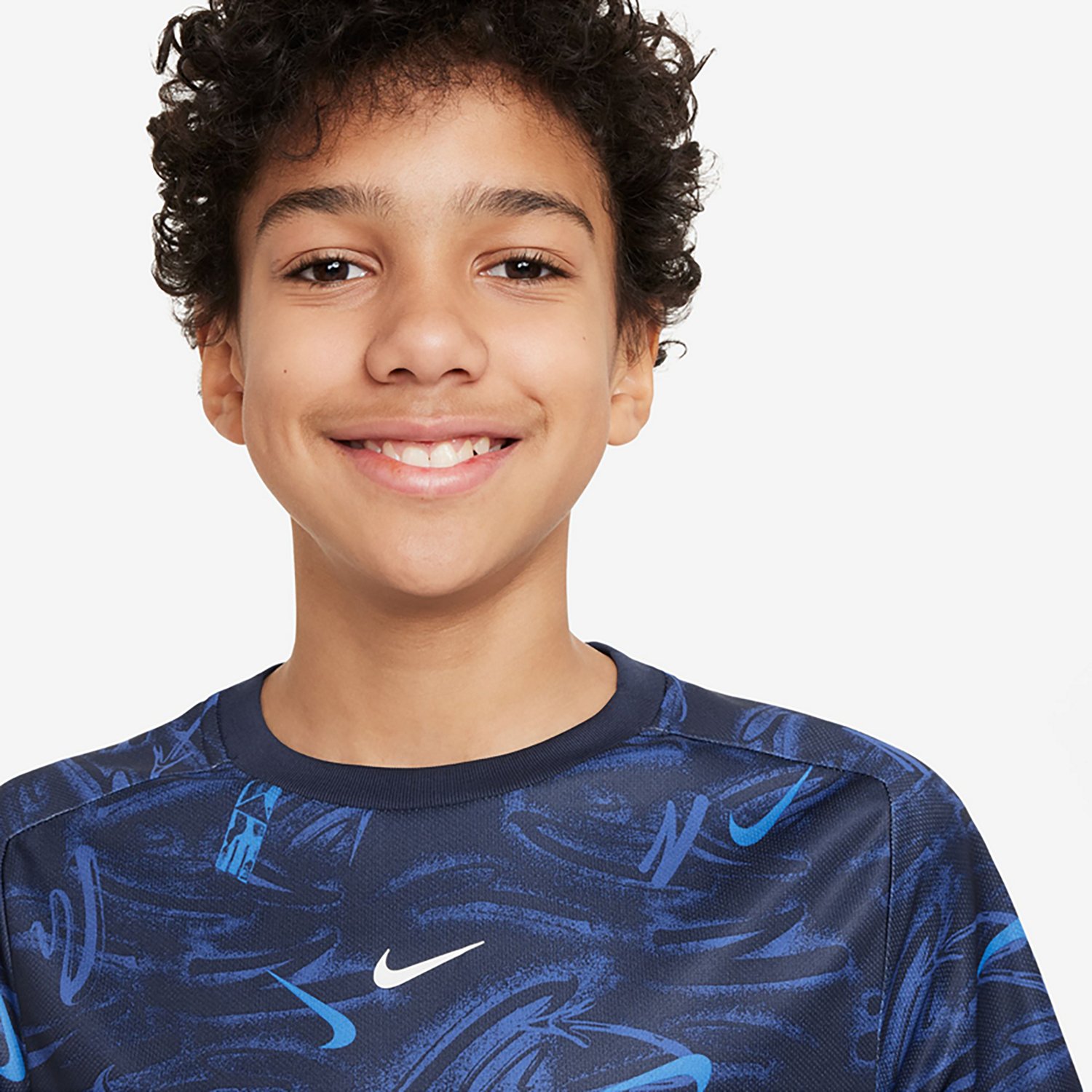 Nike Boys' Dri-FIT Multi Allover Print T-shirt                                                                                   - view number 3