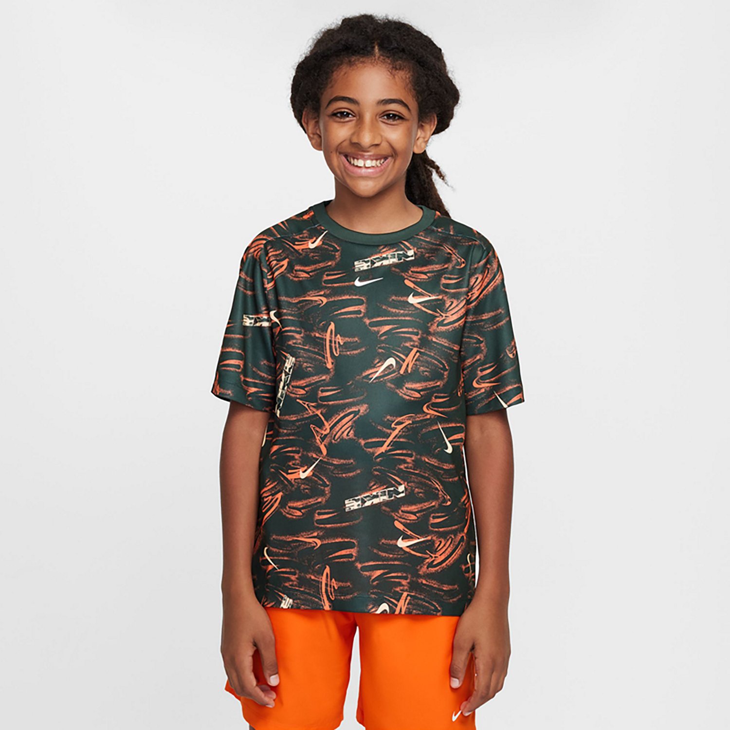 Nike Boys' Dri-FIT Multi Allover Print T-shirt