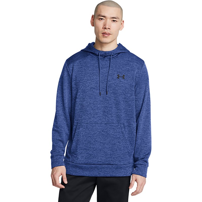 Under Armour Under Armor Men's Twist Fleece Hoodie Tech Blue/Black, Small - Men's Athletic Fleece at Academy Sports