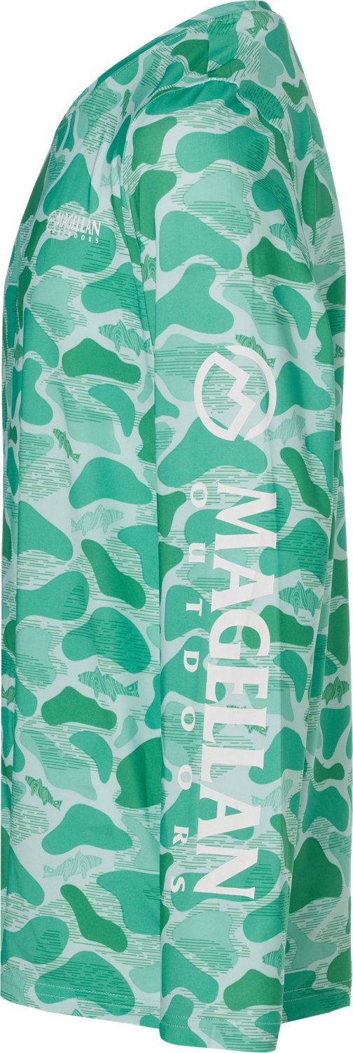 Magellan Outdoors Boys' Mallard Fish Camo Long Sleeve T-shirt - view number 3