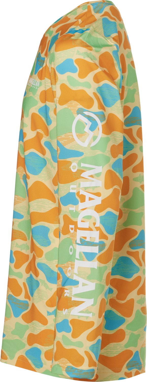 Magellan Outdoors Boys' Mallard Fish Camo Long Sleeve T-shirt - view number 4