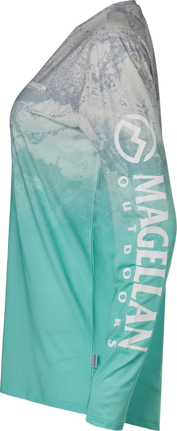 Magellan Outdoors Women's Caddo Lake RTX Ombre Long Sleeve T-shirt                                                               - view number 5
