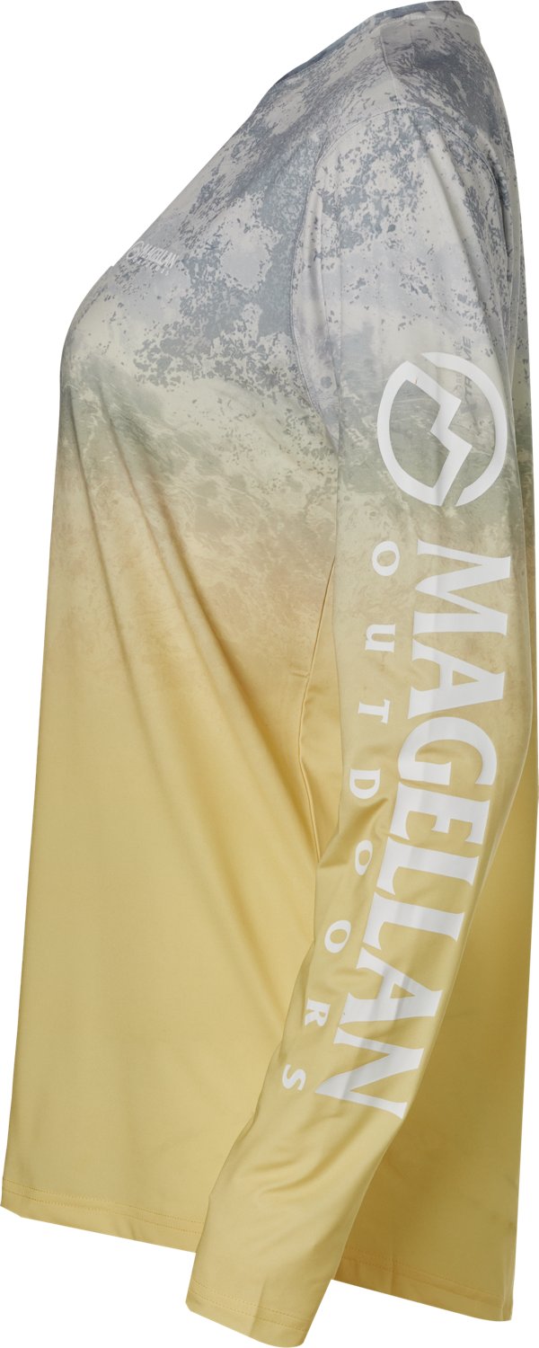 Magellan Outdoors Women's Caddo Lake RTX Ombre Long Sleeve T-shirt                                                               - view number 5