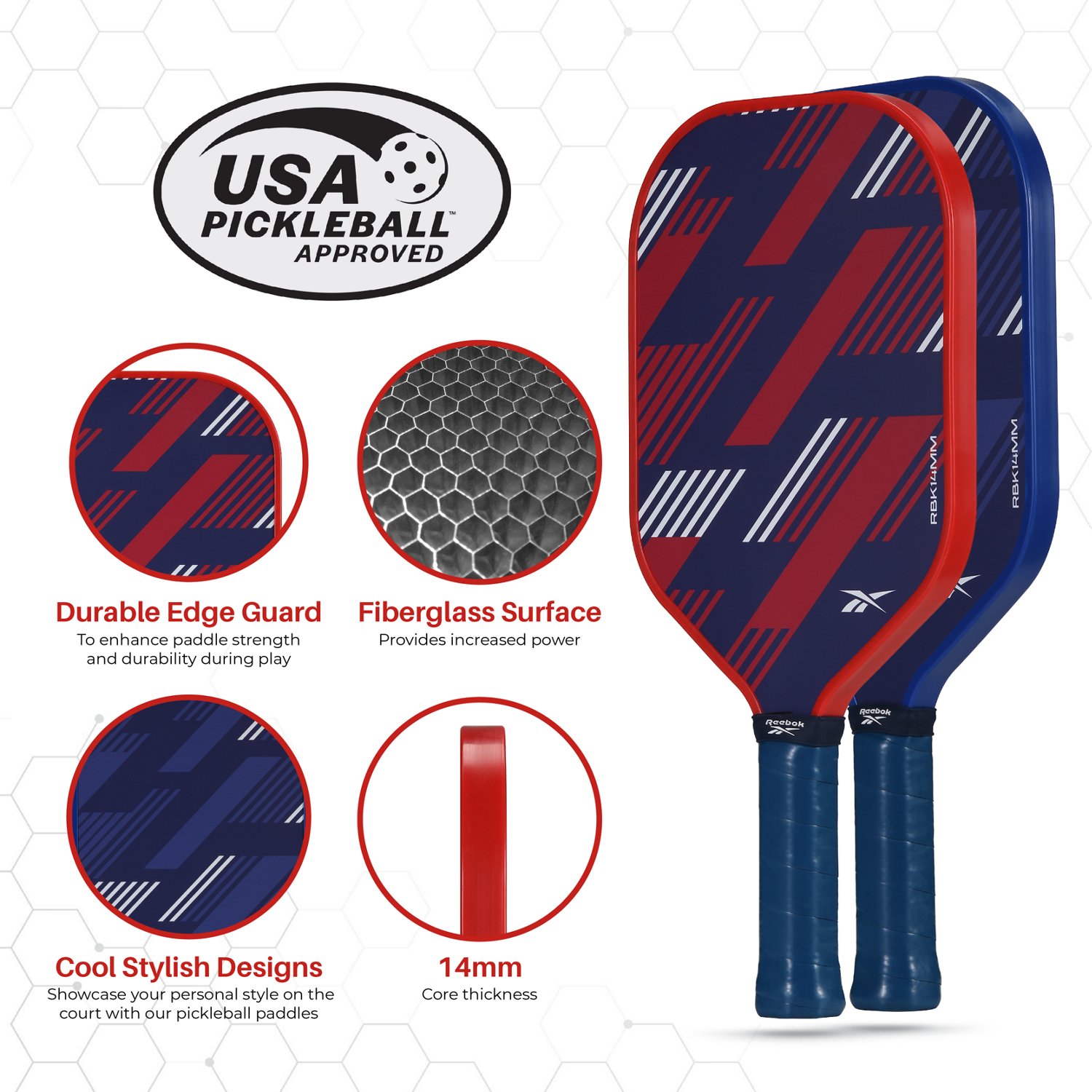 Reebok 2-Player Graphite Pickleball Set                                                                                          - view number 2