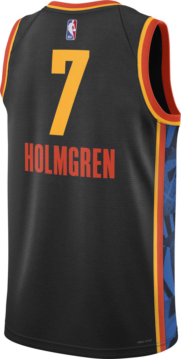 Unisex Jordan Brand Chet Holmgren Oklahoma City Thunder Swingman Jersey - Statement Edition - view number 2
