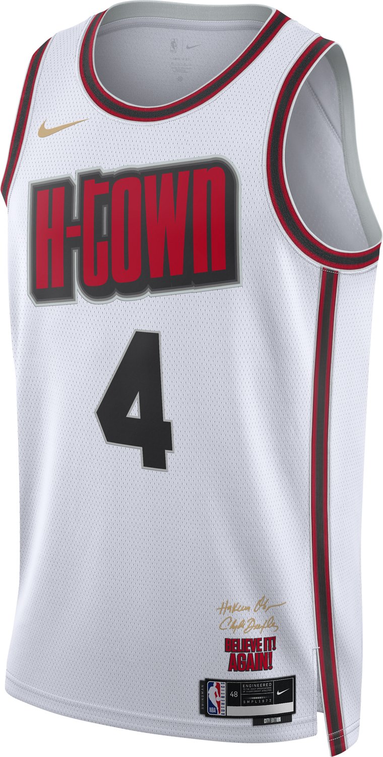 Nike Men's Rockets Green '24 City Edition Dri-Fit Swingman Jersey                                                                - view number 2