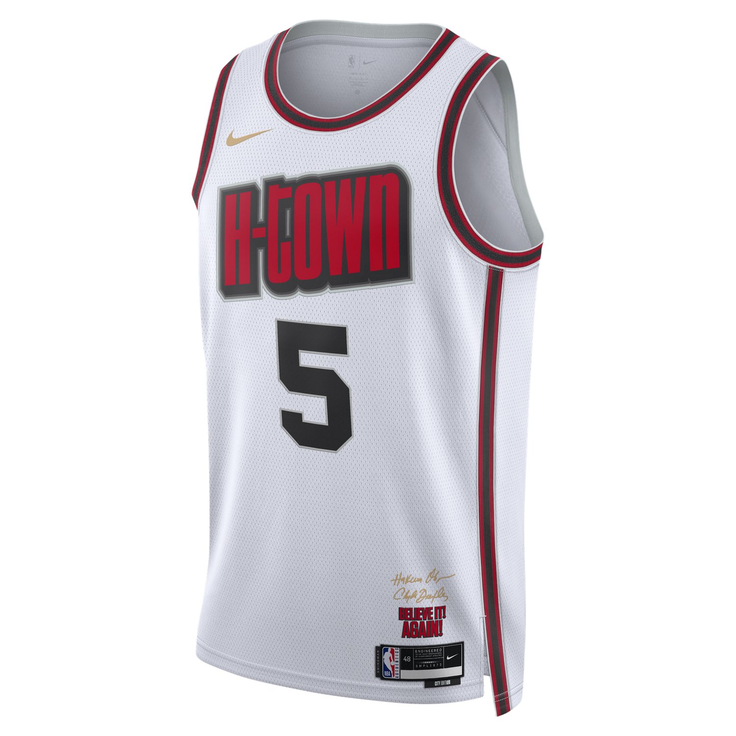Nike Houston Rockets 2024 City Edition Finished Swingman Jersey Fred VanVleet                                                    - view number 1