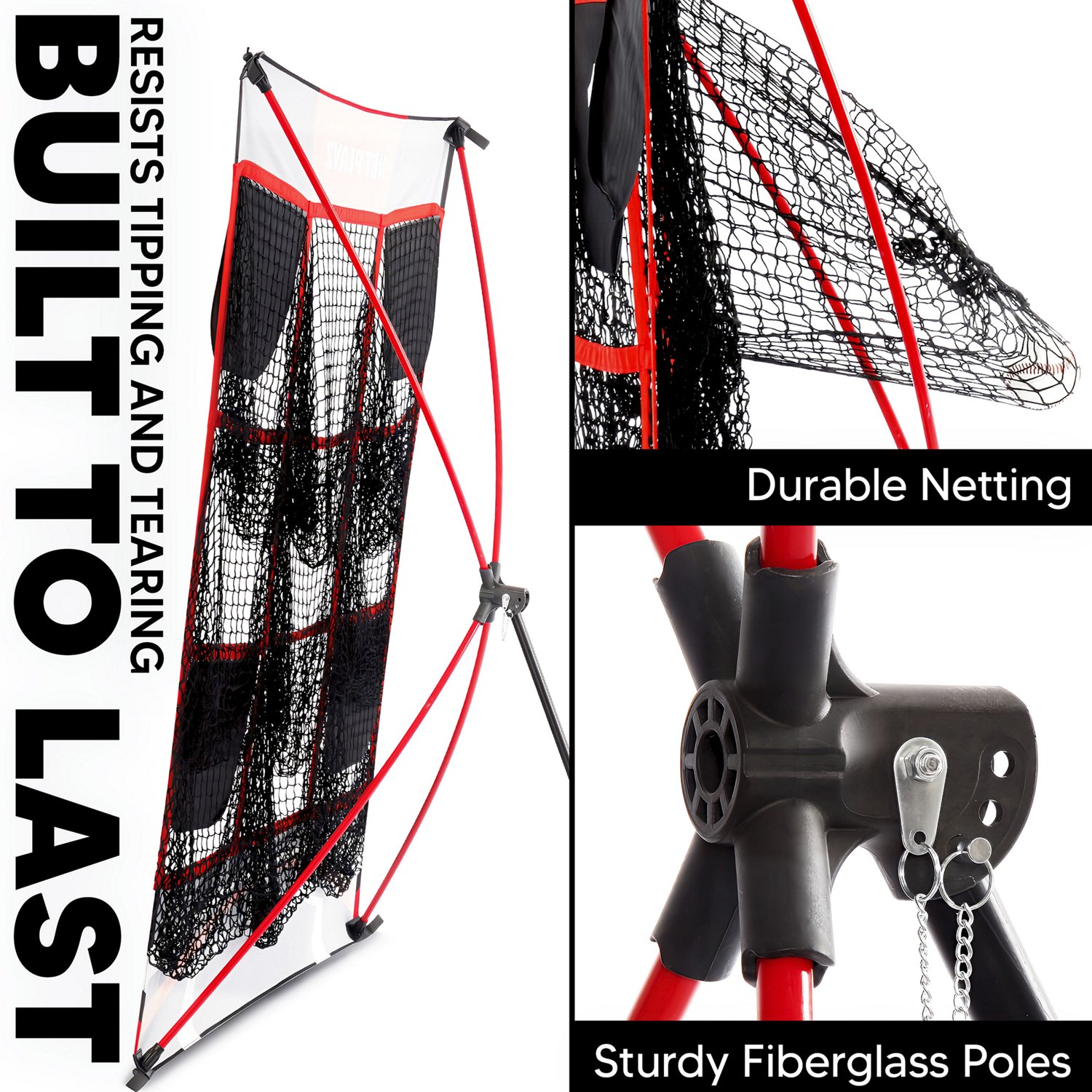 NetPlayz 9 Pocket Strike Zone Pitching Net - view number 4