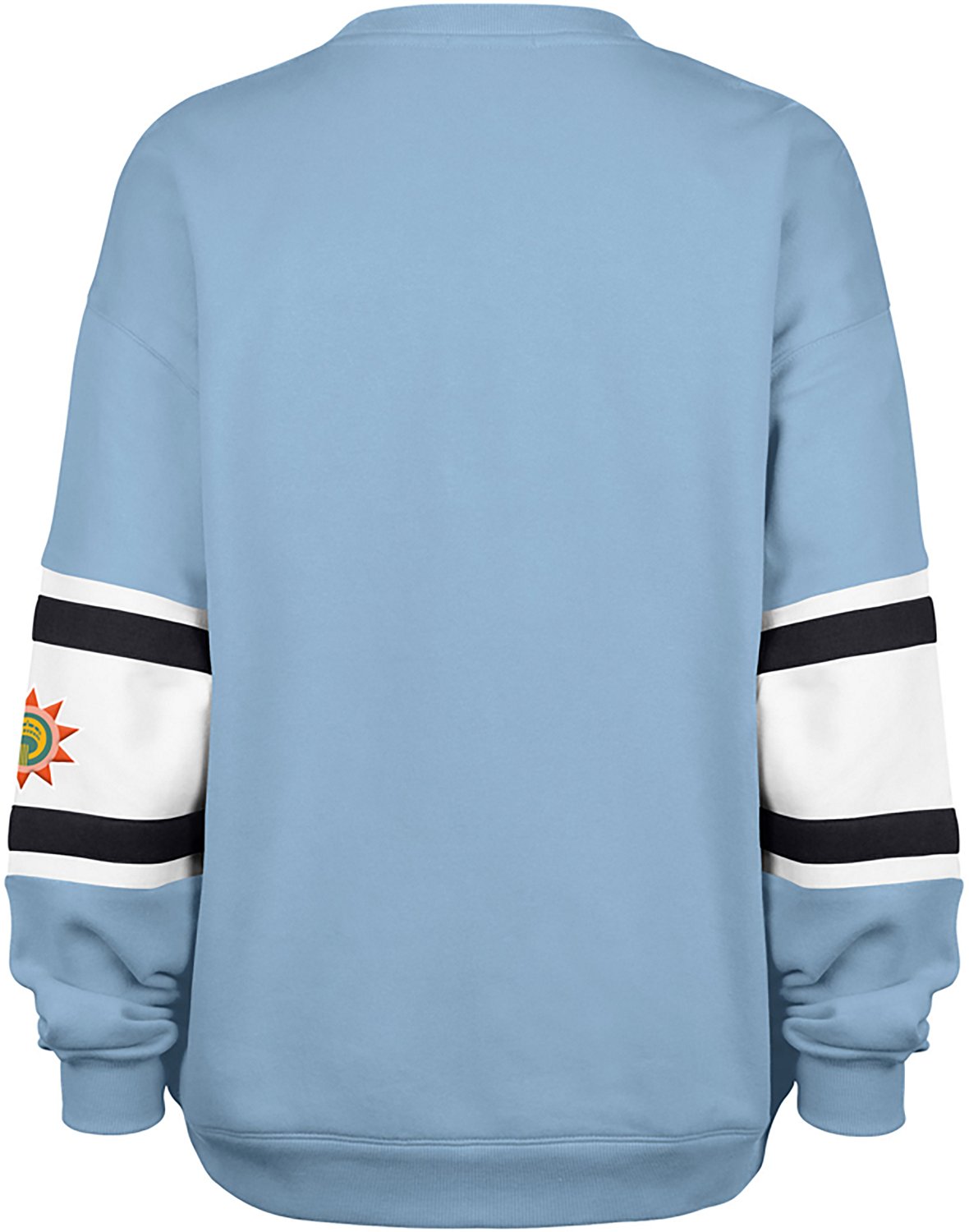 '47 Women's San Antonio Spurs City Edition Steadfast Sleeve Paneled Crewneck Sweatshirt - view number 2