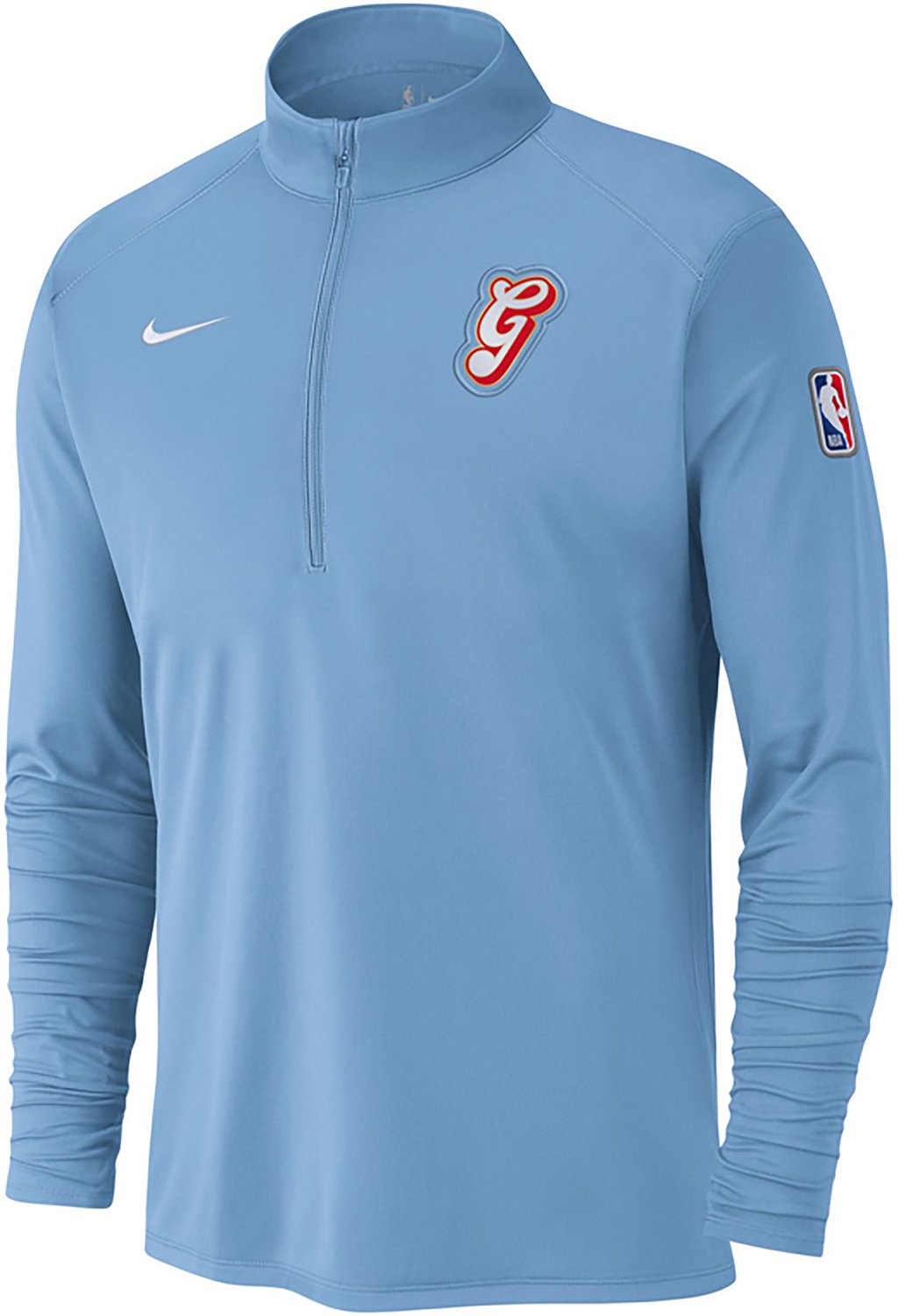 Nike Men's Memphis Grizzlies 2024/25 City Edition Authentic Coaches 1/2 Zip Pullover Top                                         - view number 1