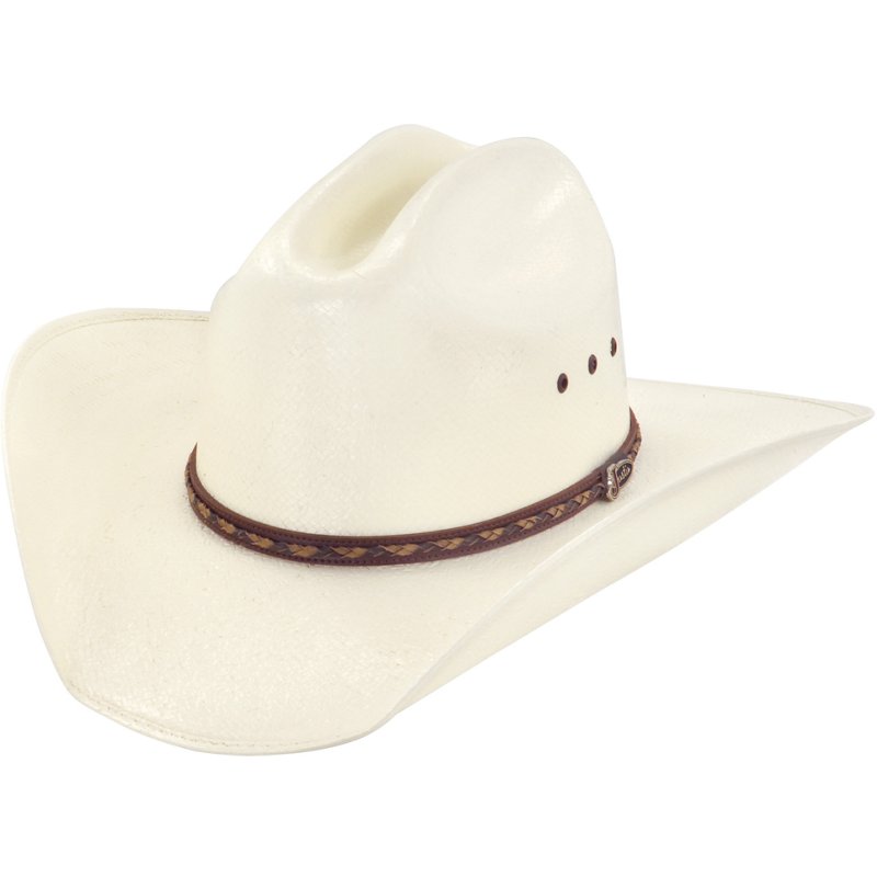 Justin Morgan Straw Hat Ivory - Men's Hunting/Fishing Headwear at Academy Sports
