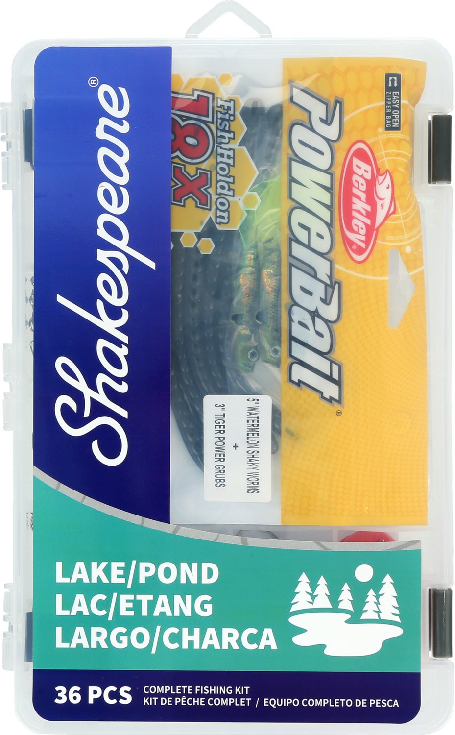 Shakespeare Catch More Fish Lake Pond Spincast Combo - view number 8