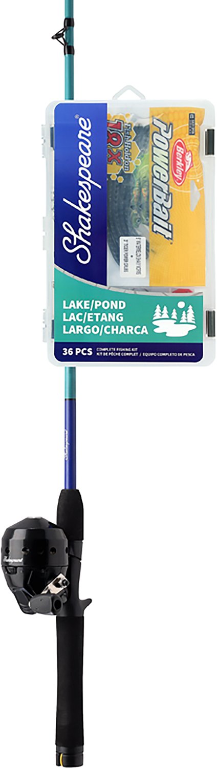 Shakespeare Catch More Fish Lake Pond Spincast Combo