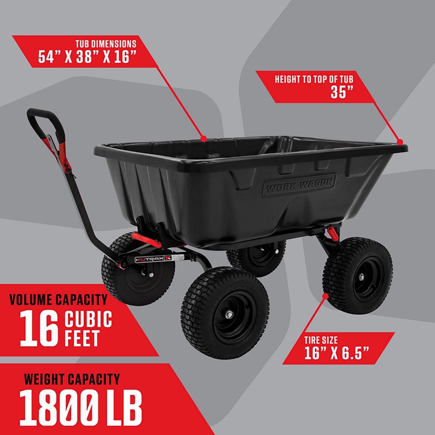 Yutrax Towable Work Wagon - view number 4