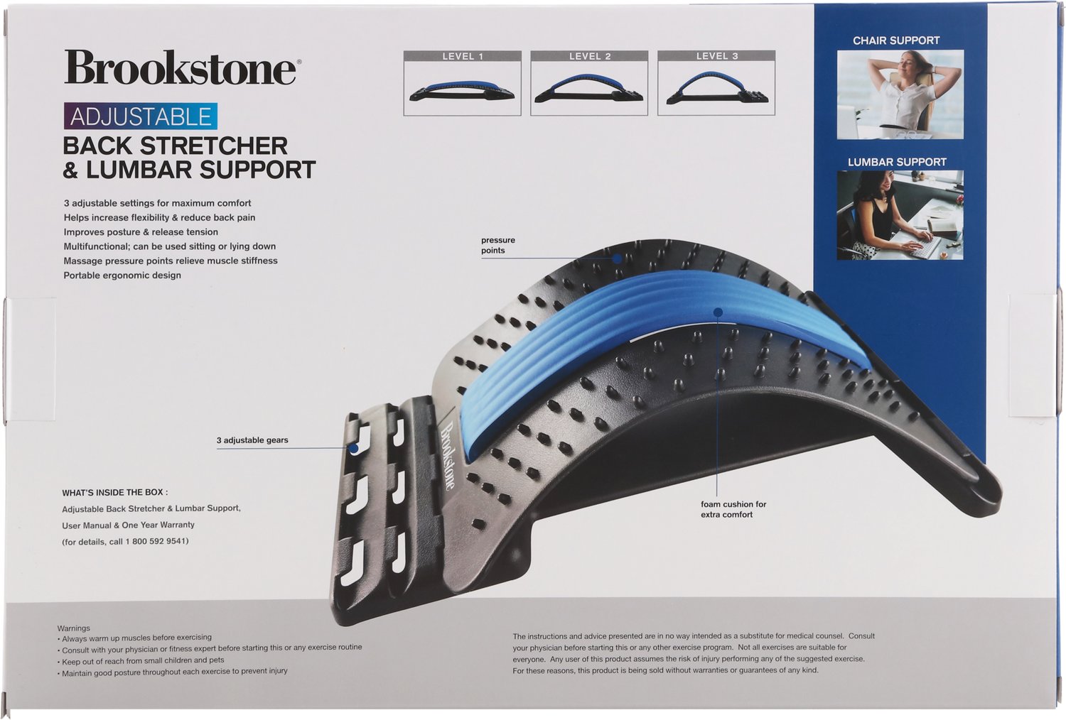Brookstone Back & Lumbar Stretcher                                                                                               - view number 5