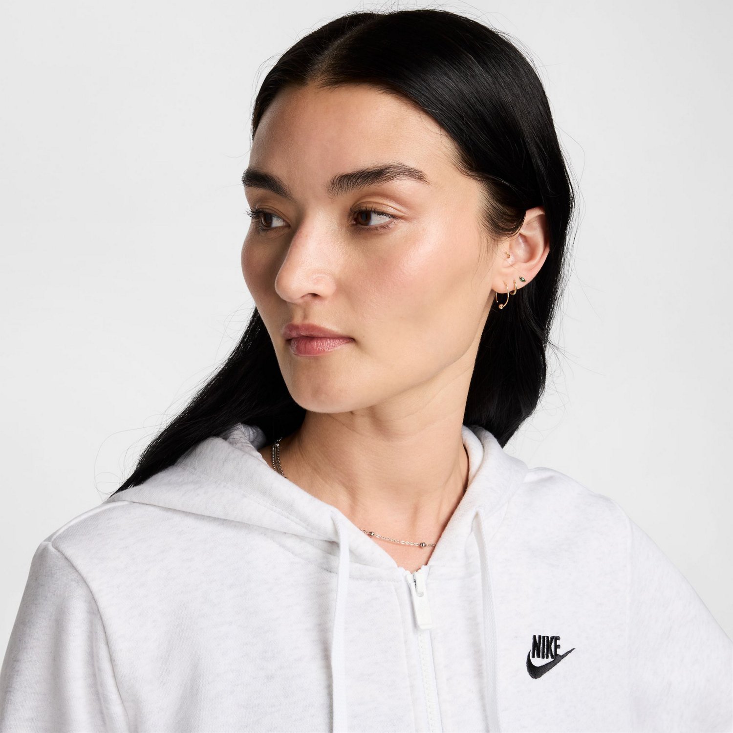 Nike Women's Club Fleece Full-Zip Hoodie | Academy