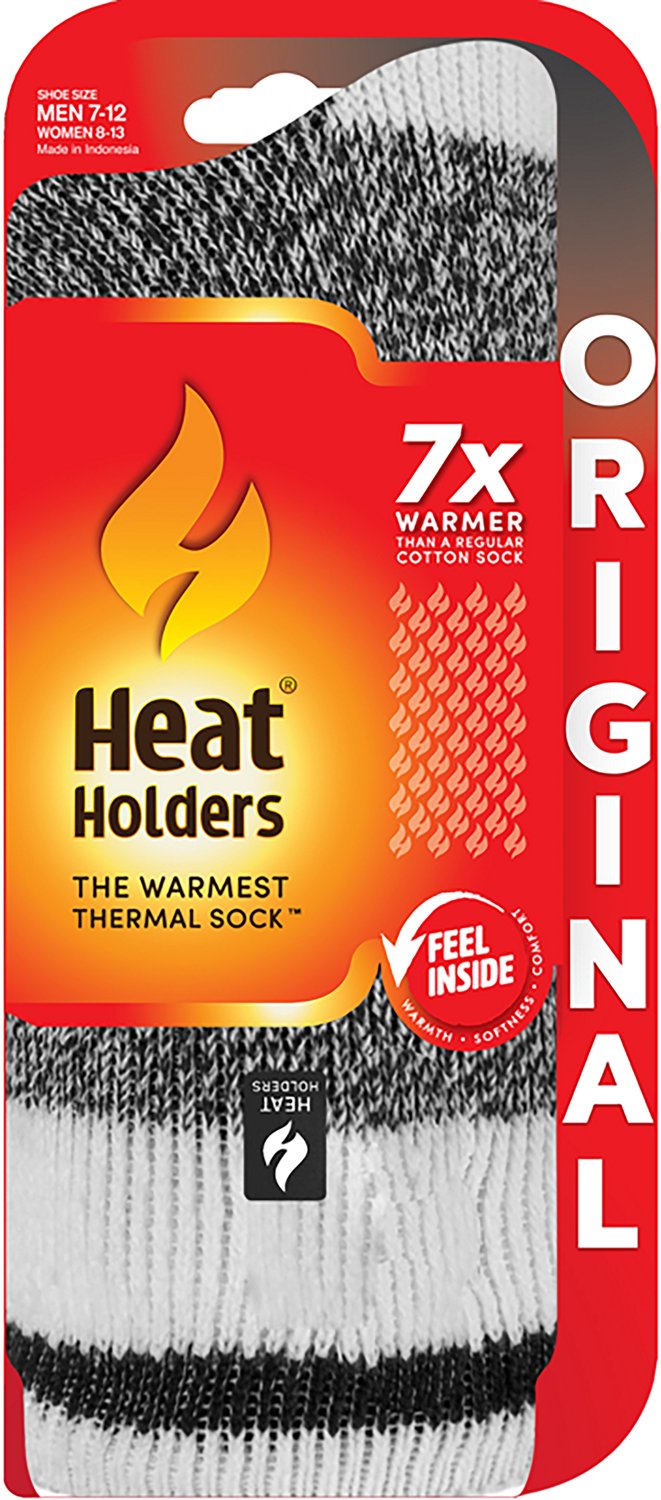 Heat Holders Men's Jeffery Original Cream Block Twist Crew Socks                                                                 - view number 2