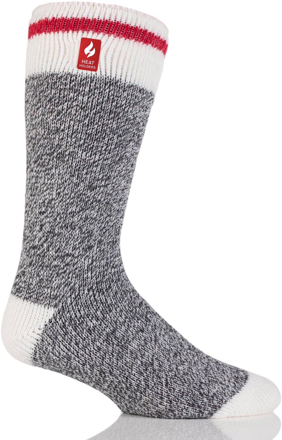 Heat Holders Men's Jeffery Original Cream Block Twist Crew Socks                                                                 - view number 1