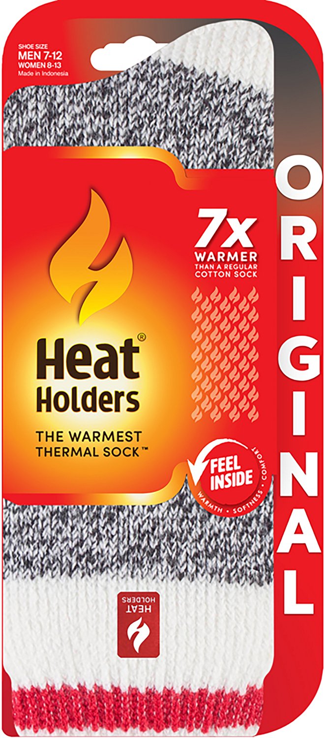 Heat Holders Men's Jeffery Original Cream Block Twist Crew Socks                                                                 - view number 2