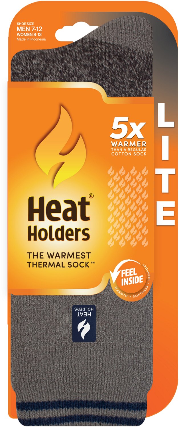 Heat Holders Men's Lite Rowen Block Twist Crew Socks                                                                             - view number 2
