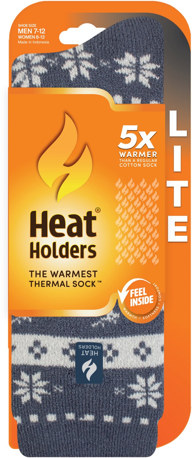 Heat Holders Men's Lite Jasper Holiday Outdoor Fairisle Crew Socks - view number 2