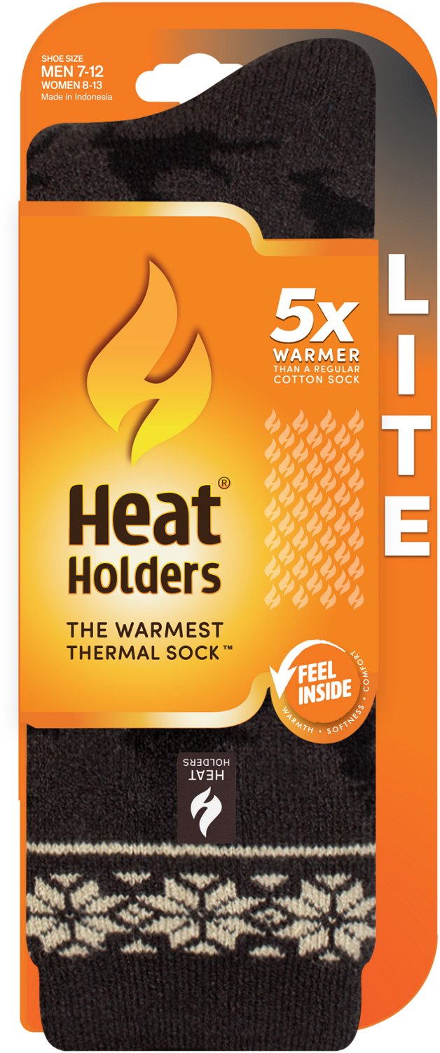 Heat Holders Men's Lite Jasper Holiday Deer Outdoor Crew Socks - view number 2