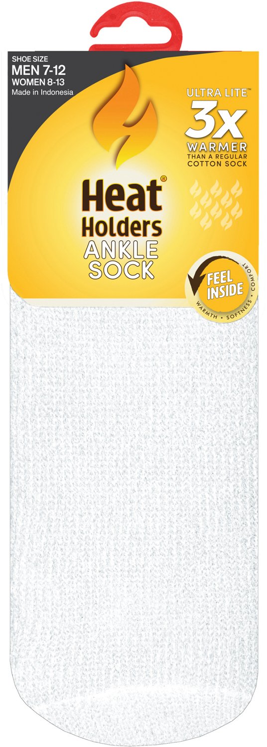 Heat Holders Men's Ultra Lite Micah Solid Ankle Socks                                                                            - view number 2
