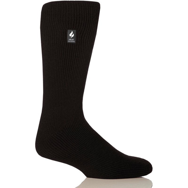 Heat Holders Men's Original Solid Thermal Socks - Black