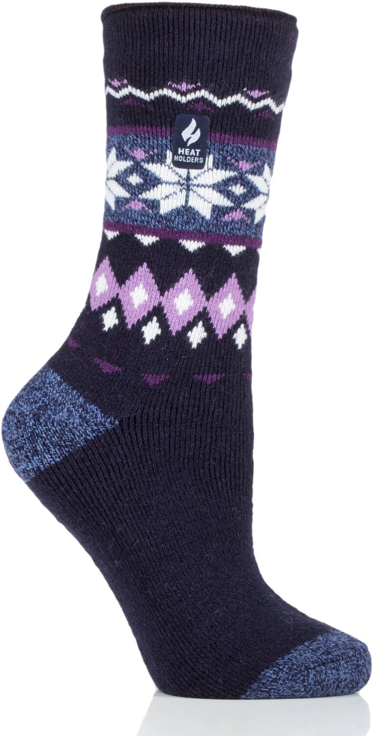 Heat Holders Women's Lite Melissa Fairisle Crew Socks