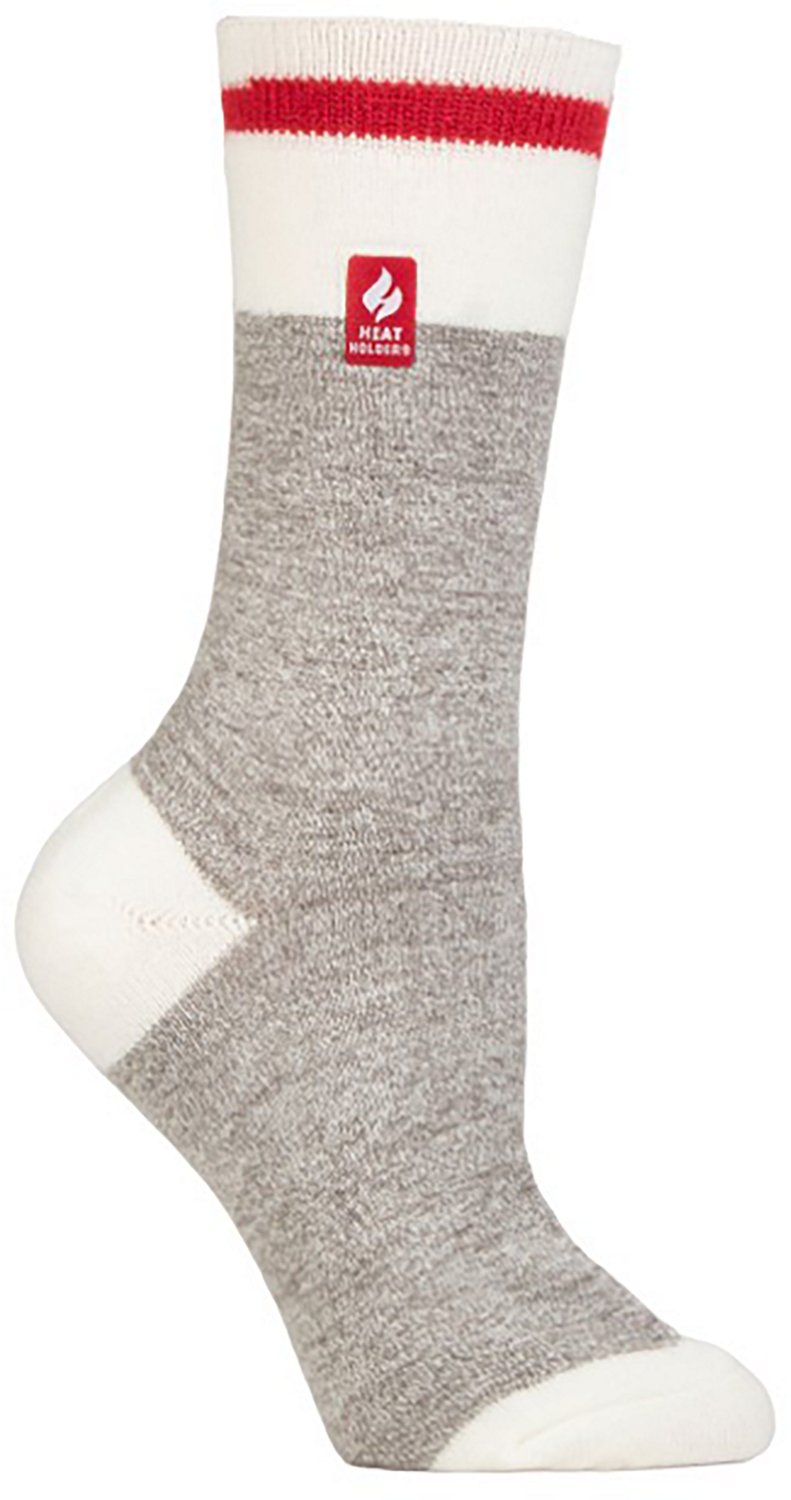 Heat Holders Women's Ultra Lite Lana Block Twist Crew Socks