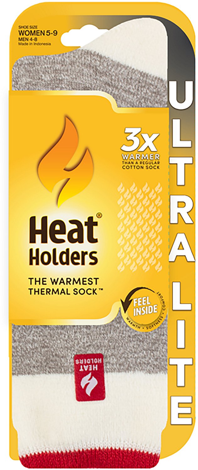 Heat Holders Women's Ultra Lite Lana Block Twist Crew Socks