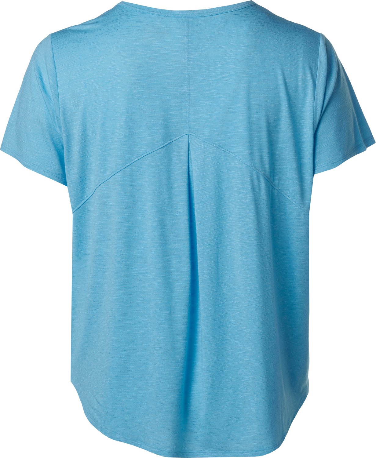 BCG Women's Plus Slub Back Pleat Short Sleeve T-shirt                                                                            - view number 2