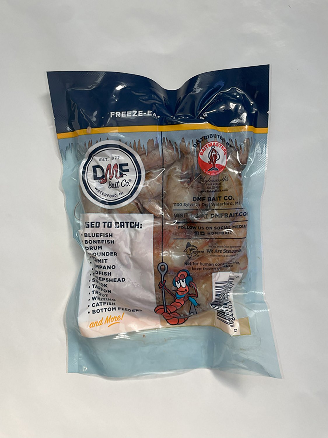 DMF Bait Headless Shrimp 8 oz Frozen Bait - view number 2