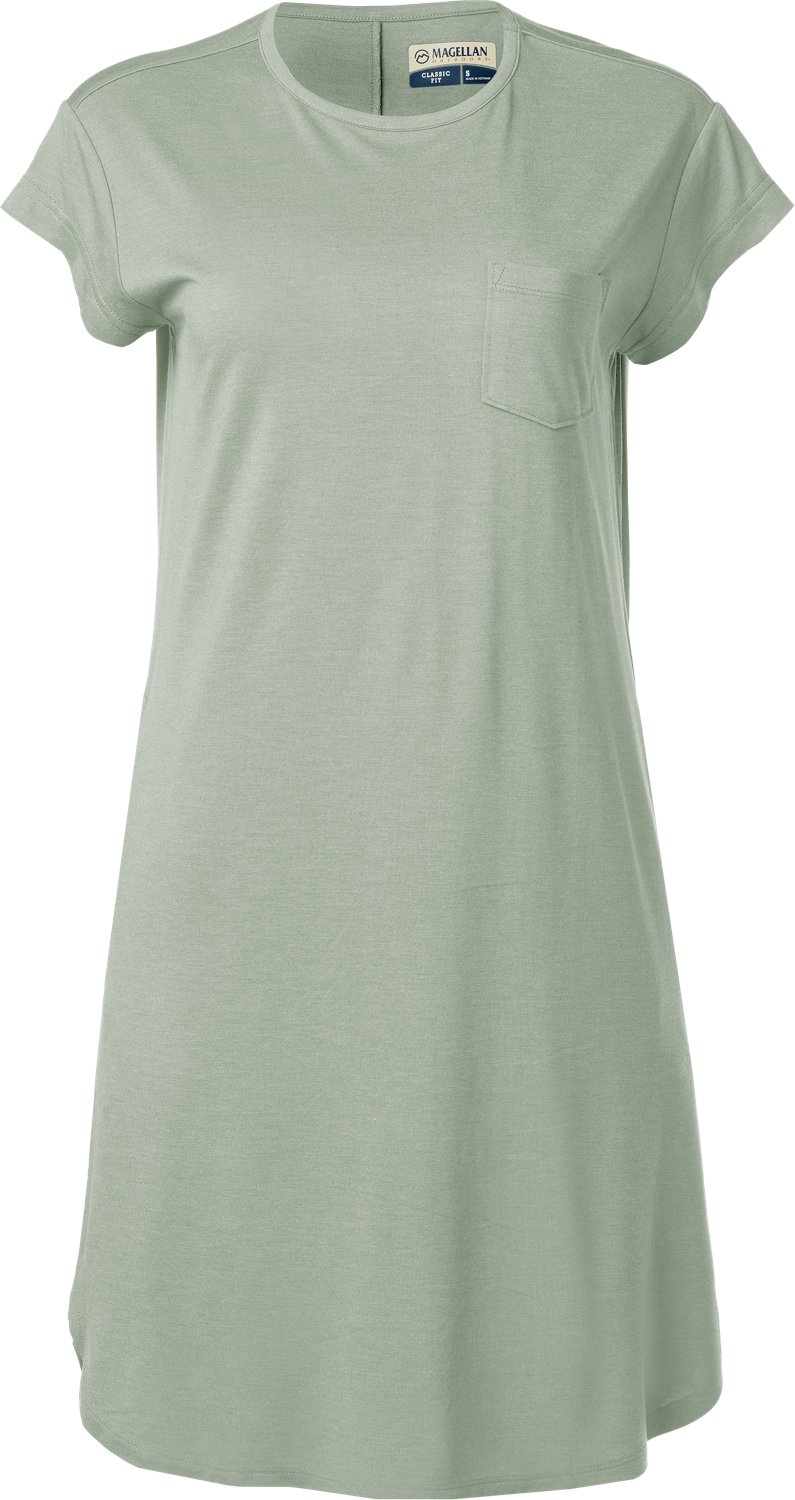 Magellan Outdoors Women's Summerville Short Sleeve Shirt Dress