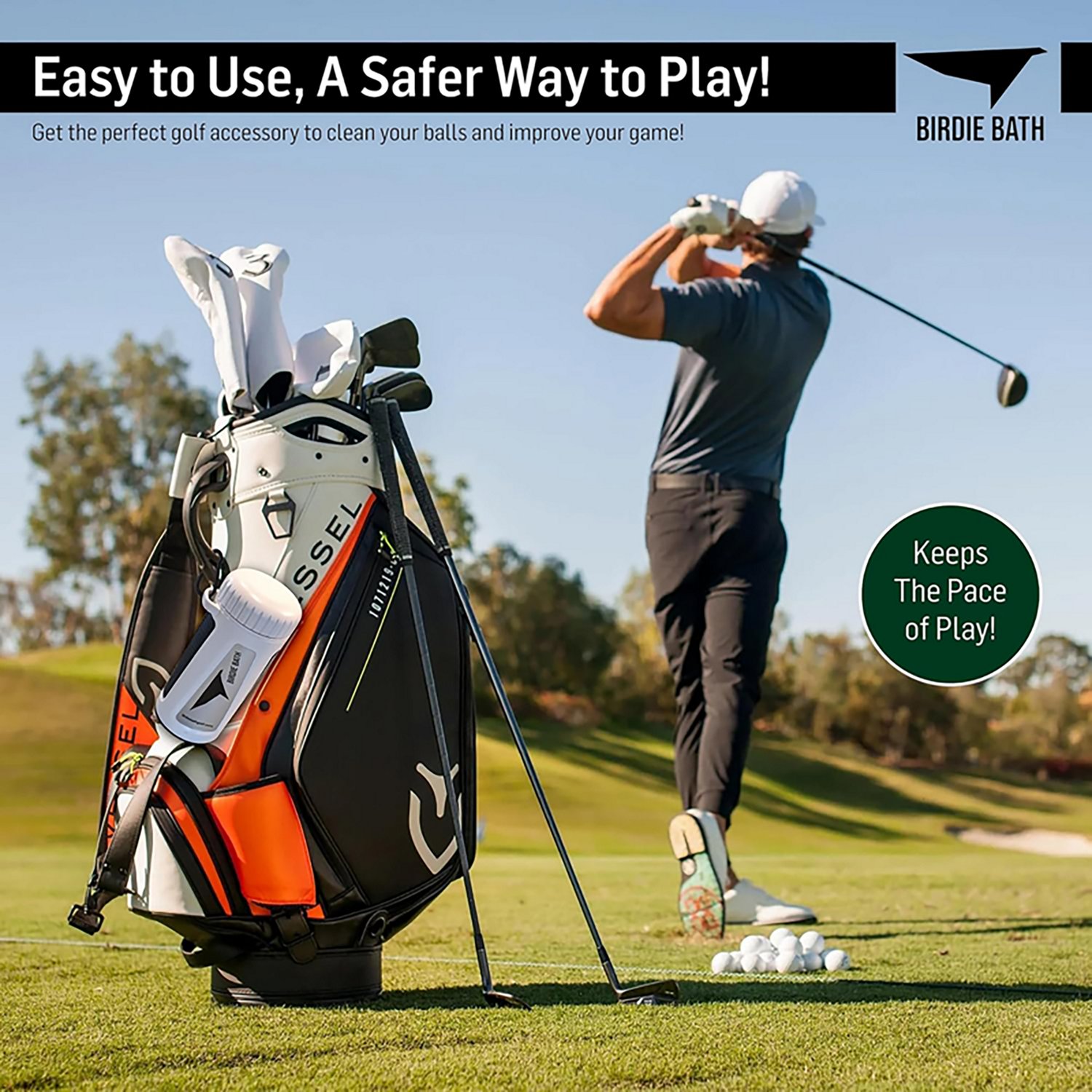 Birdie Golf Birdie Bath Portable Golf Ball Cleaner - view number 6