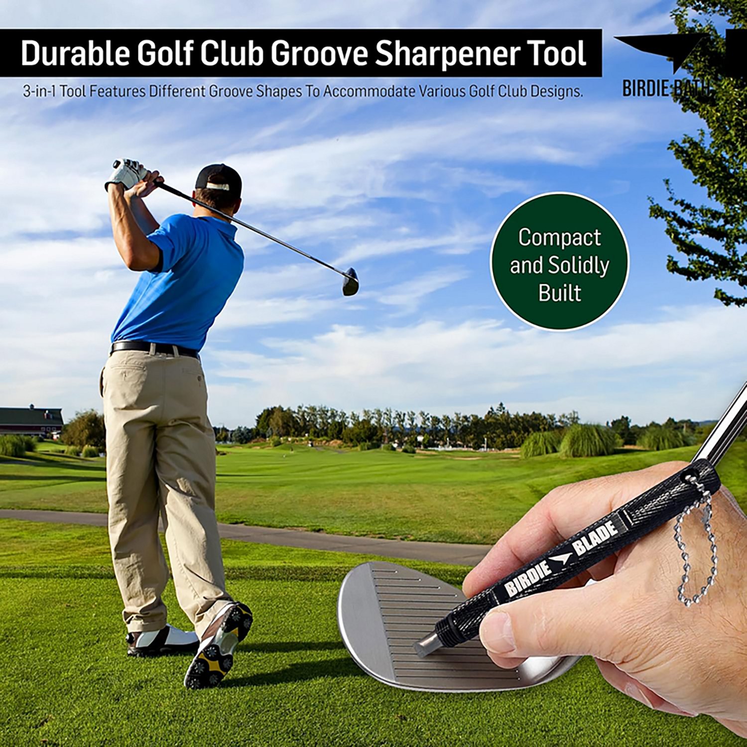 Birdie Golf Birdie Blade Golf Club Sharpener Tool                                                                                - view number 8