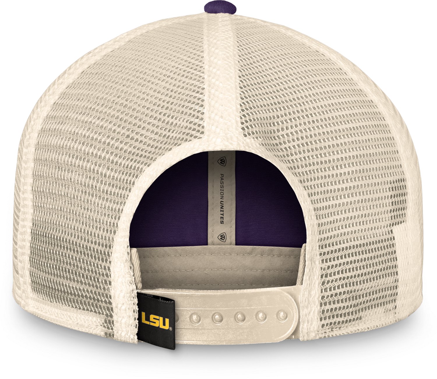 Top of the World Men's Louisiana State University Heritage Lineage Unstructured Snapback Cap - view number 4