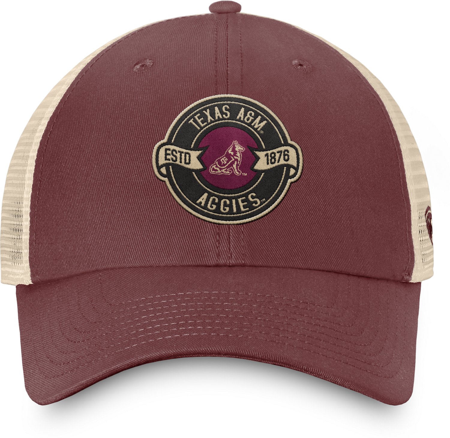 Top of the World Men's Texas A&M University Heritage Lineage Unstructured Snapback Cap - view number 2