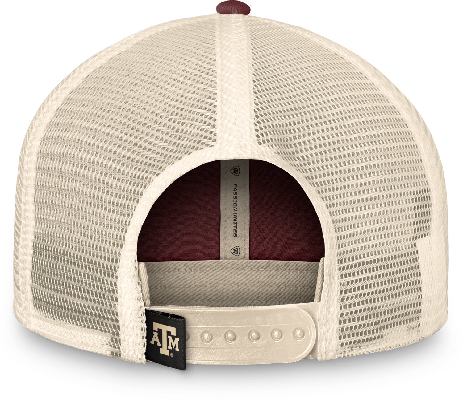 Top of the World Men's Texas A&M University Heritage Lineage Unstructured Snapback Cap - view number 4