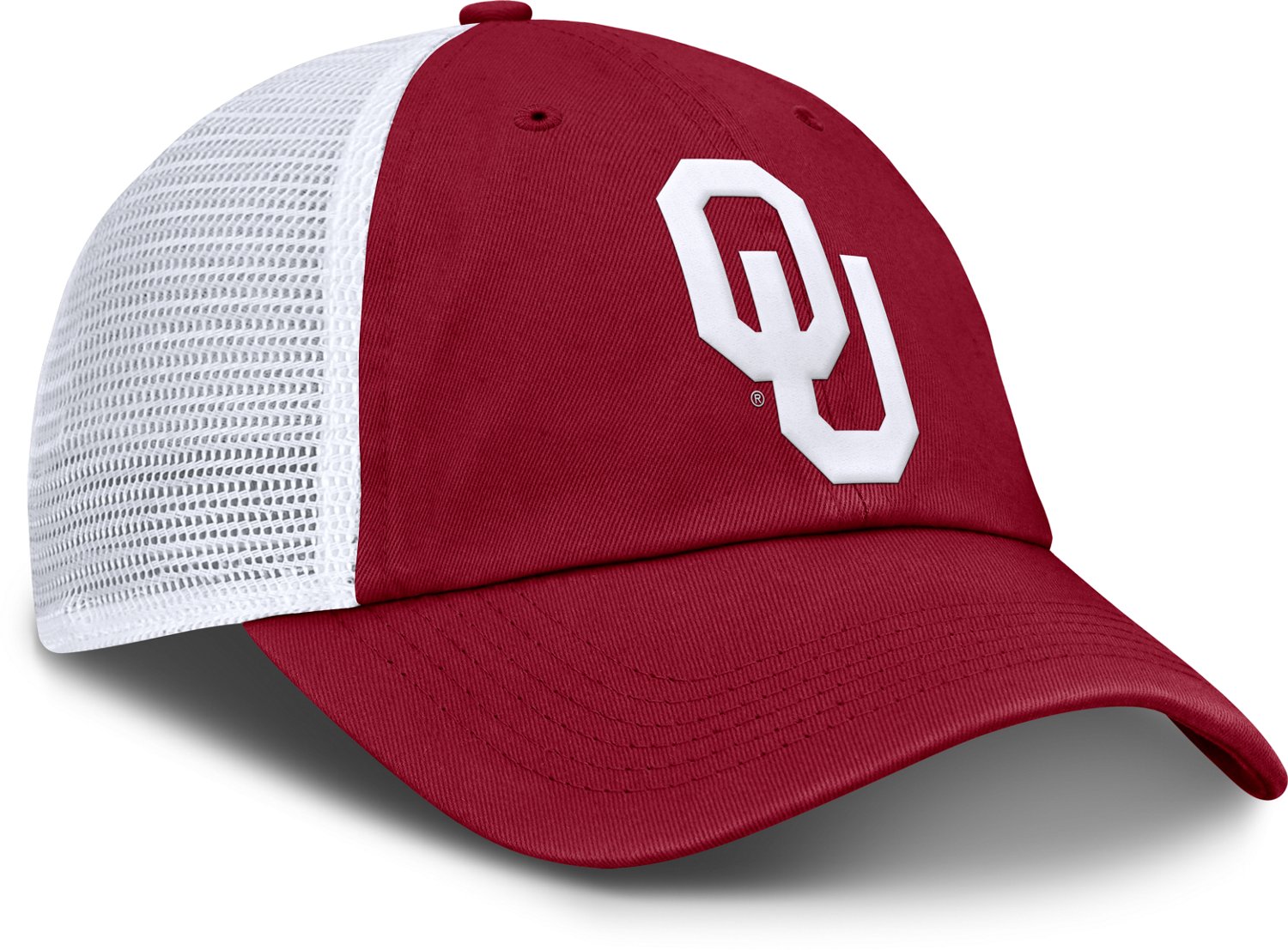 Jordan Oklahoma Team Logo Club Cap Unstructured Adjustable Meshback Cap - view number 3