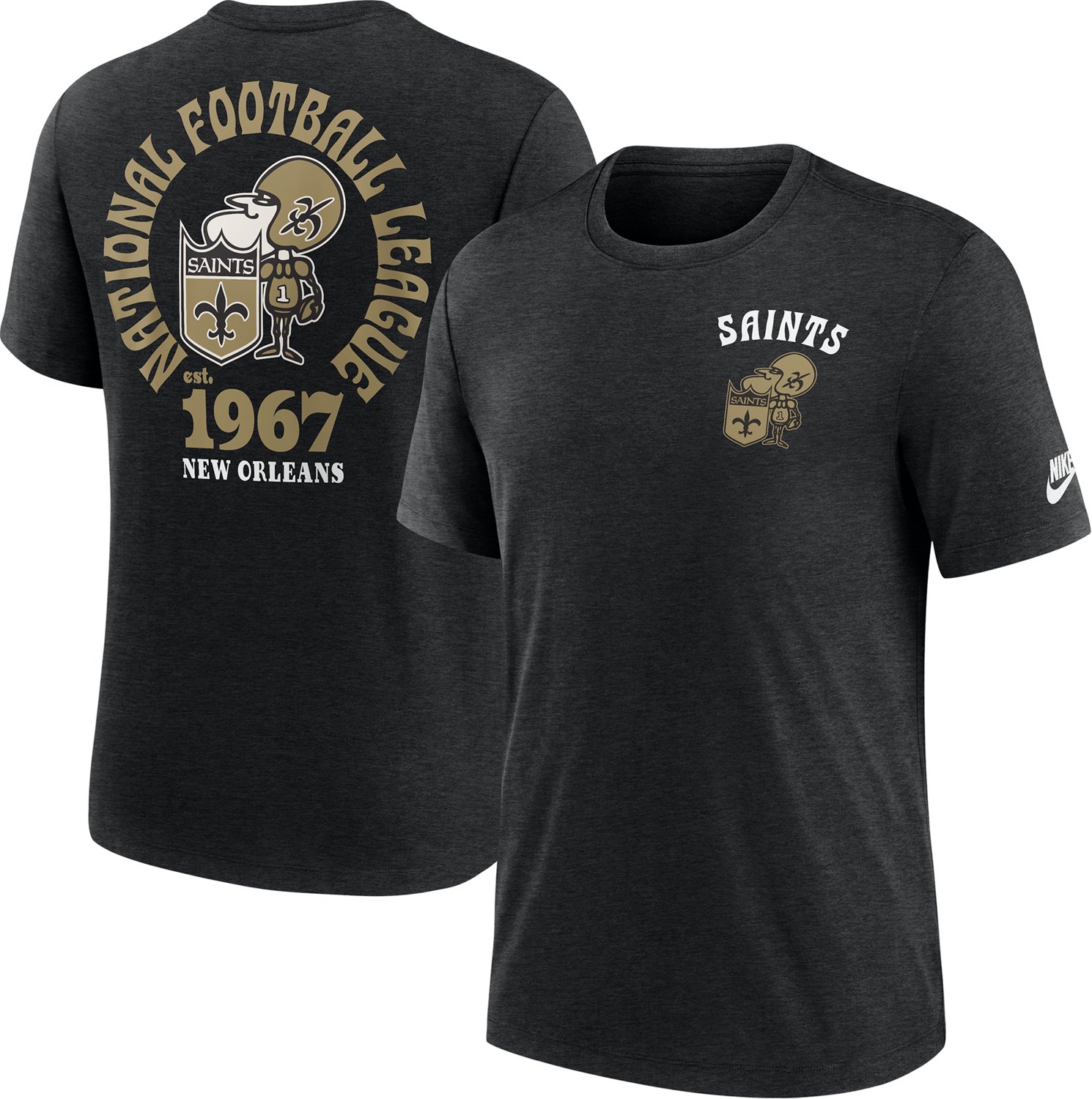 Nike Men's Saints Rewind Team T-shirt - view number 3