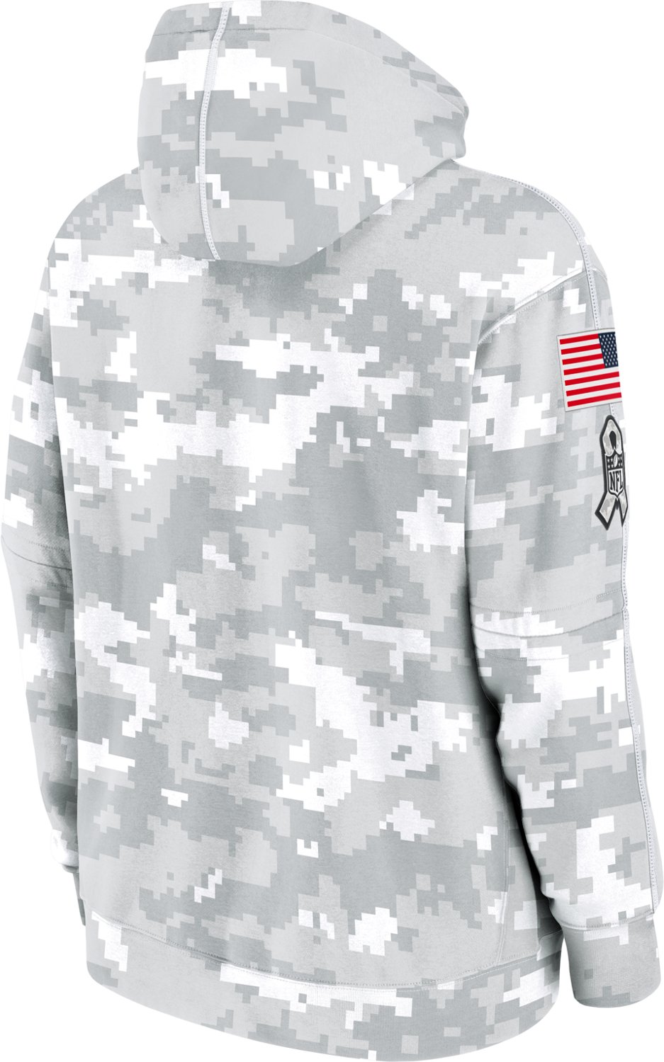 Nike Men's New Orleans Saints Salute To Service Primary Edge Long Sleeve Hoodie - view number 3
