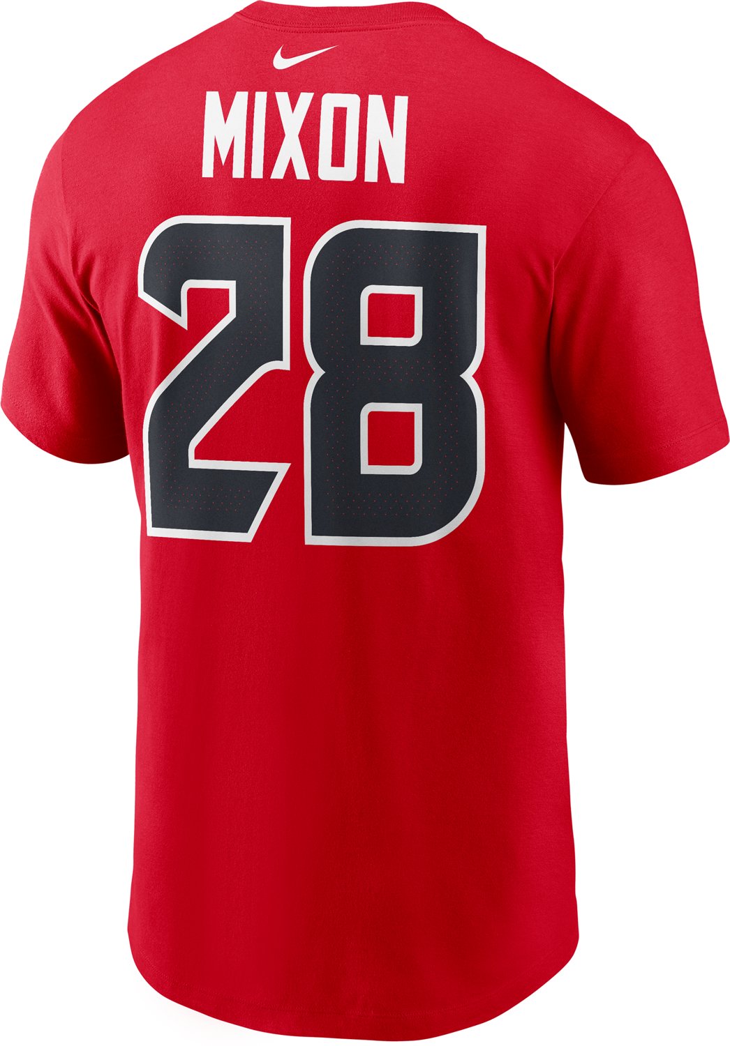Nike Men's Texans Mixon 28 Wordmark Name & Number T-shirt - view number 2