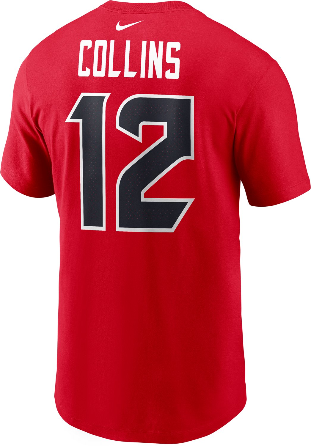 Nike Men's Texans Collins 12 Name & Number T-shirt - view number 2